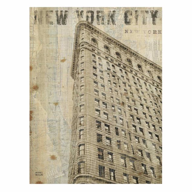 Schöne Wandbilder Vintage NY Flat Iron