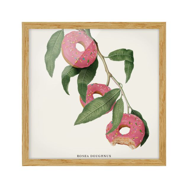 Wandbilder Vintage Pflanze - Donut