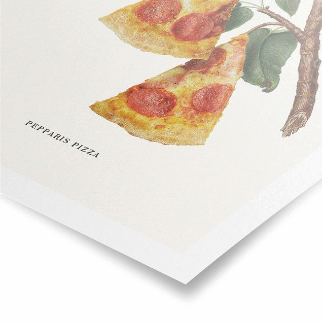 Poster kaufen Vintage Pflanze - Pizza