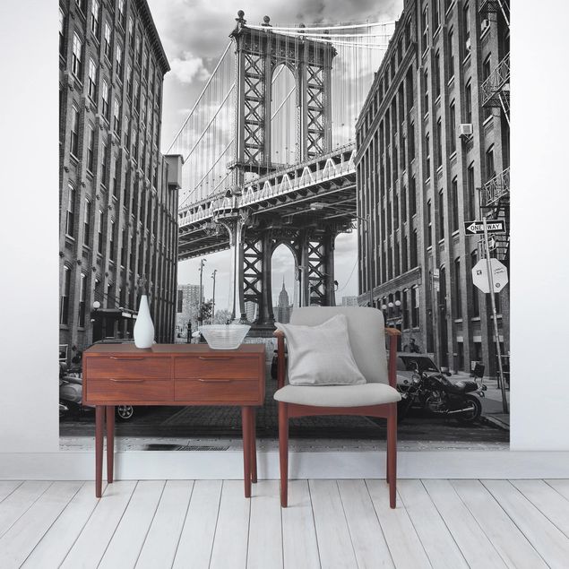 Fototapete Manhattan Bridge in America