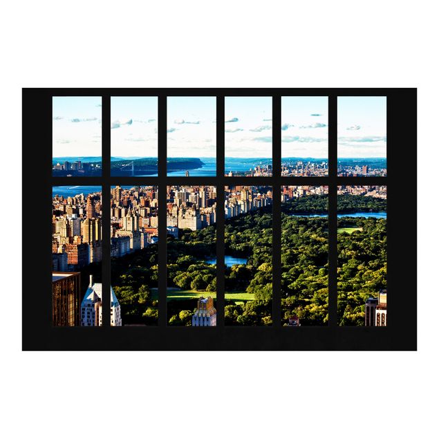 Fototapete Fensterblick New York Central Park