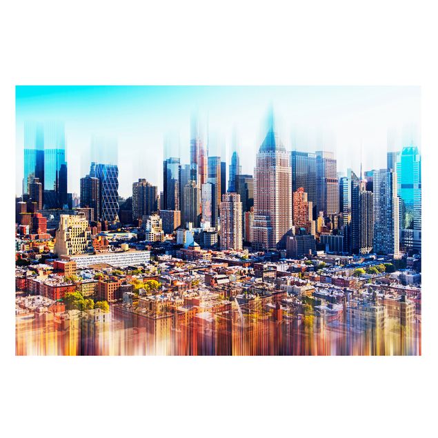 Fototapete Manhattan Skyline Urban Stretch
