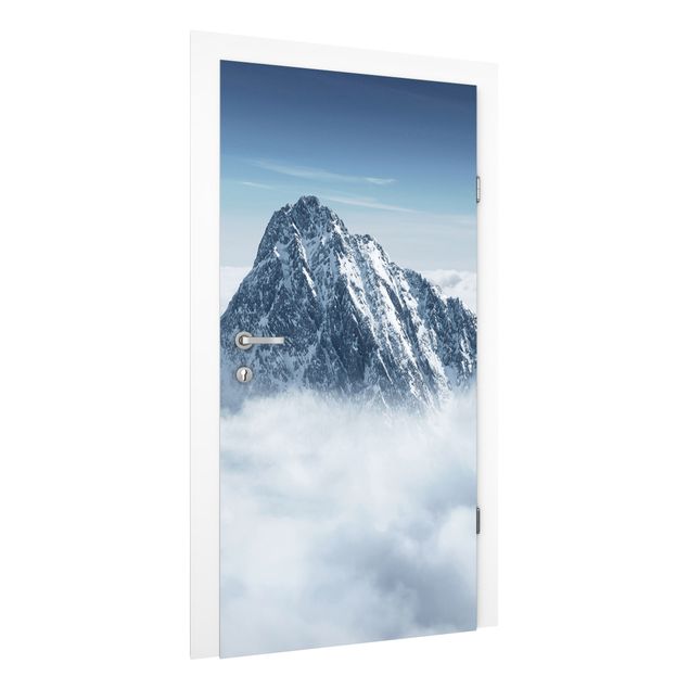 Fototapete Natur Die Alpen über den Wolken