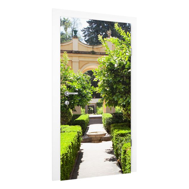 Tapete Natur Gartenweg in der Alhambra