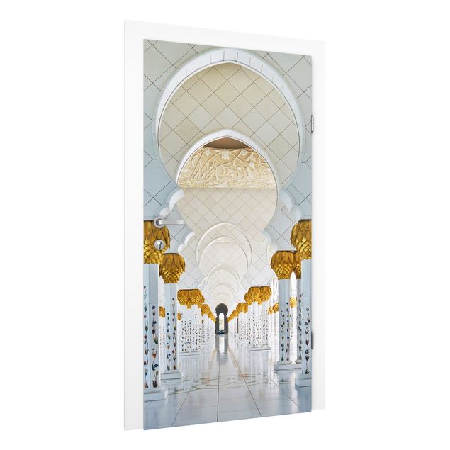Fototapete Städte Moschee in Abu Dhabi