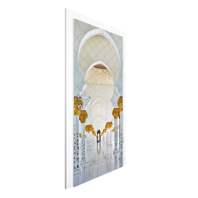 Moderne Tapeten Moschee in Abu Dhabi