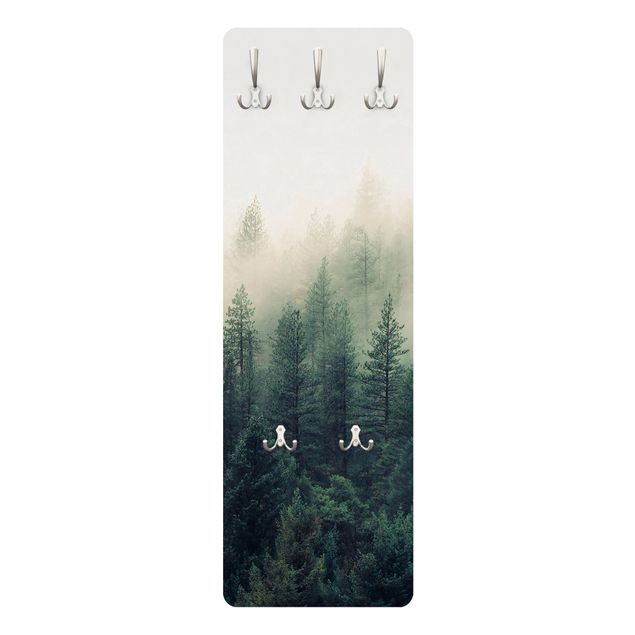 Garderobe - Wald im Nebel Erwachen