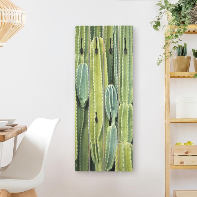 Garderobe Vintage Kaktus Wand