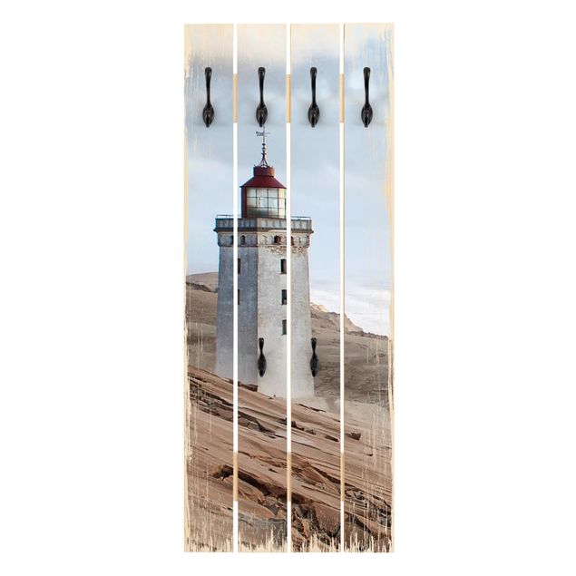 Garderobenpaneel Leuchtturm in Dänemark