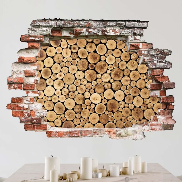 Wandsticker Geometrische Formen Homey Firewood