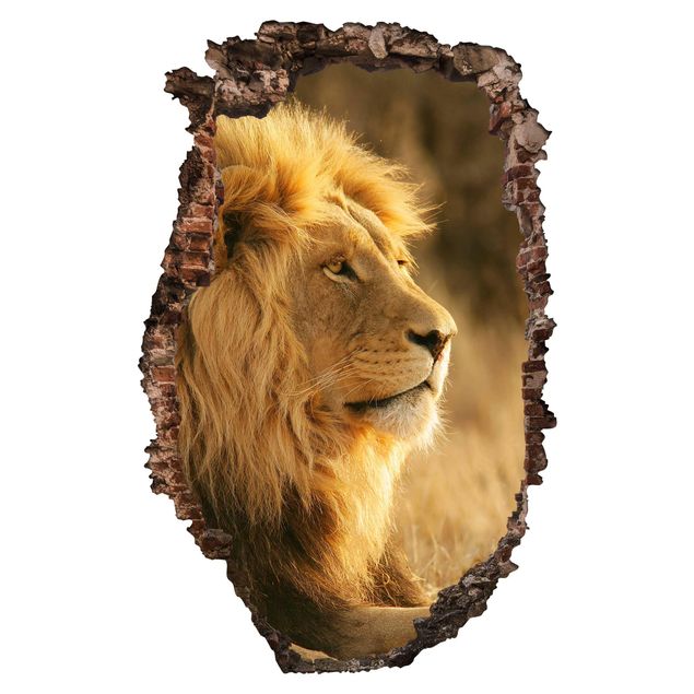 Wandtattoo Löwe Löwenkönig