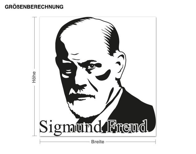 Wandtattoo Sigmund Freud