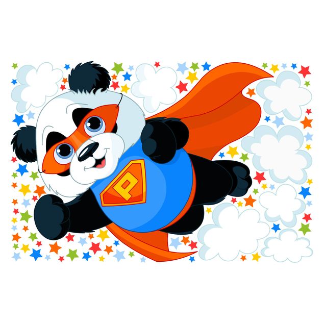 Wandtattoo Panda Bär Super Panda Set