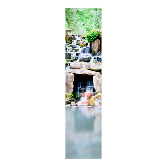 Schiebegardinen mit Motiv 3-teilig Wasserfall