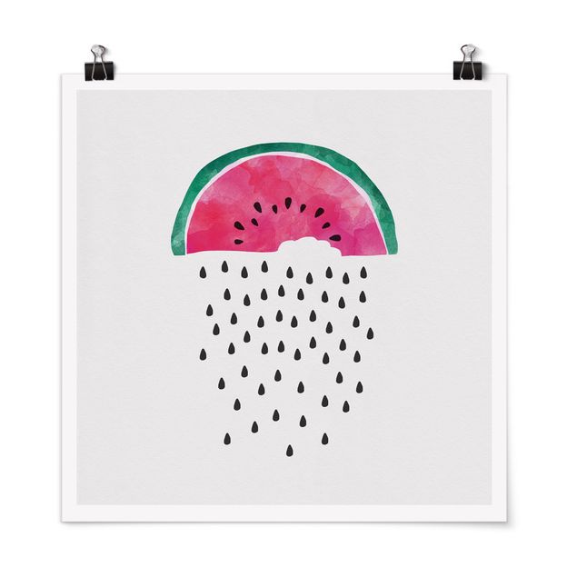 Poster kaufen Wassermelonen Regen