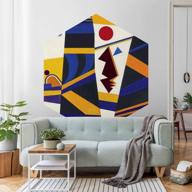 Tapete abstrakt Wassily Kandinsky - Bindung