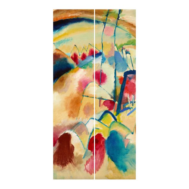Expressionismus Bilder Wassily Kandinsky - Landschaft mit Kirche