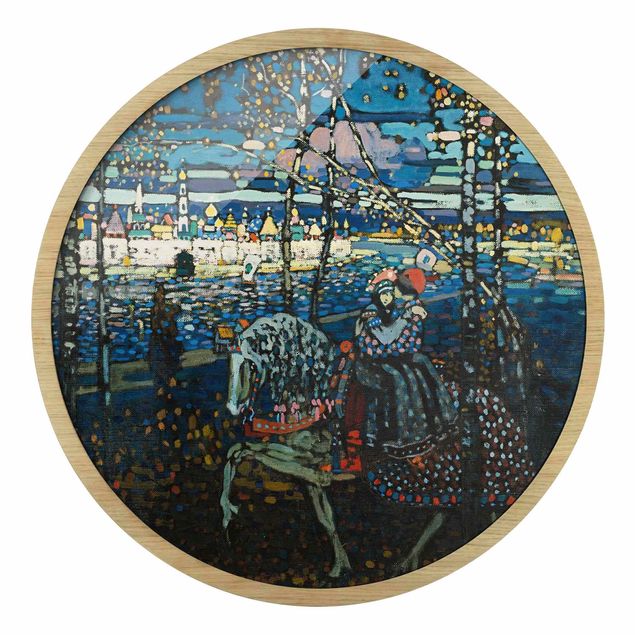 Abstrakte Bilder Wassily Kandinsky - Reitendes Paar