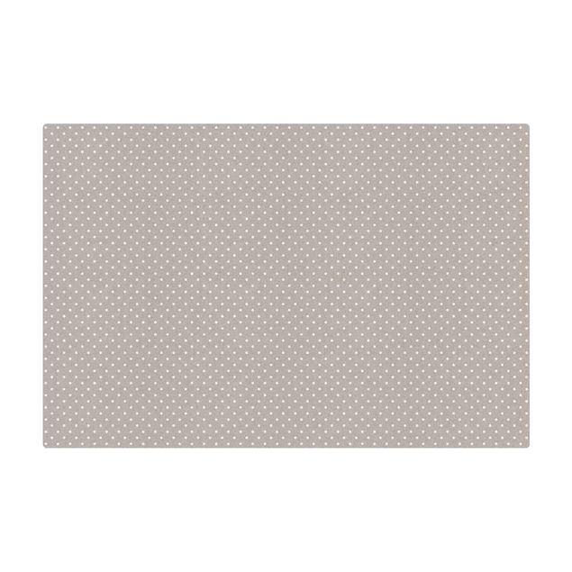 Kork-Teppich - Weiße Punkte auf Grau - Querformat 3:2