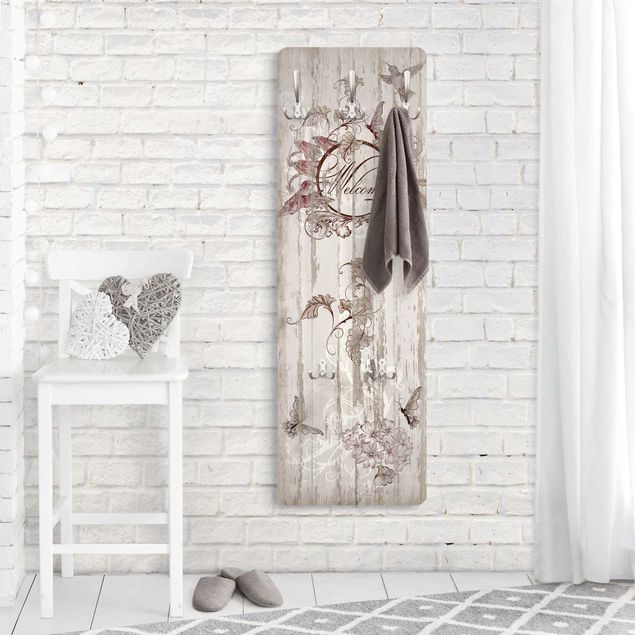 Garderobe - Welcome with Butterfly