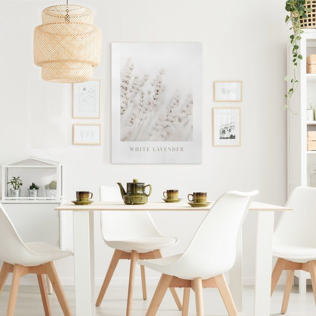 Leinwandbilder Wohnzimmer modern White Lavender