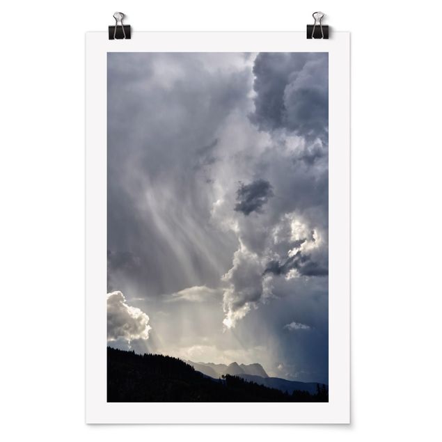 Poster - Wilde Wolken - Hochformat 2:3