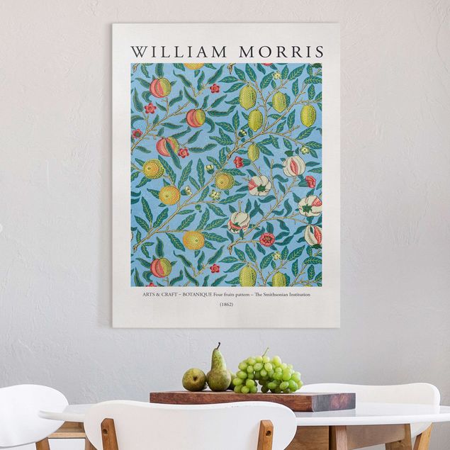 Leinwandbilder XXL William Morris - Four Fruit Pattern