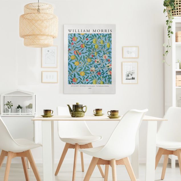 Leinwandbilder Wohnzimmer modern William Morris - Four Fruit Pattern