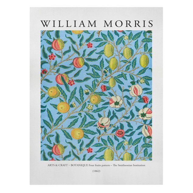 Schöne Wandbilder William Morris - Four Fruit Pattern