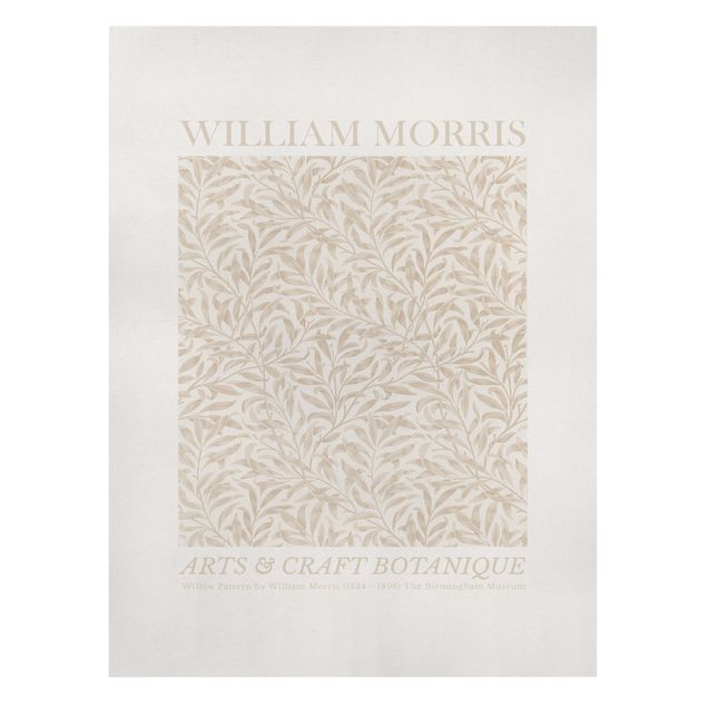 Wandbilder William Morris - Willow Pattern Beige