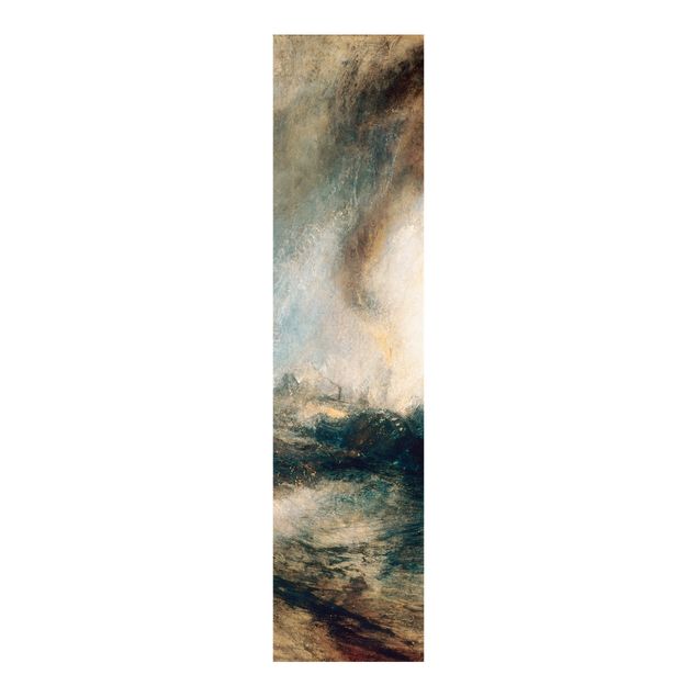 Schiebegardinen mit Motiv 3-teilig William Turner - Schneesturm über Meer