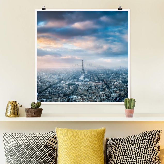 Poster Städte Winter in Paris