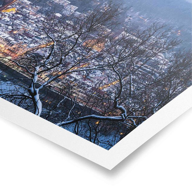 Poster - Winterliches Heidelberg - Panorama 3:1