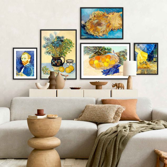 Bilderwand Wir lieben van Gogh