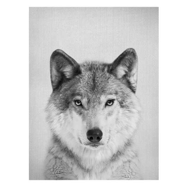 Wandbilder Tiere Wolf Wendelin Schwarz Weiß