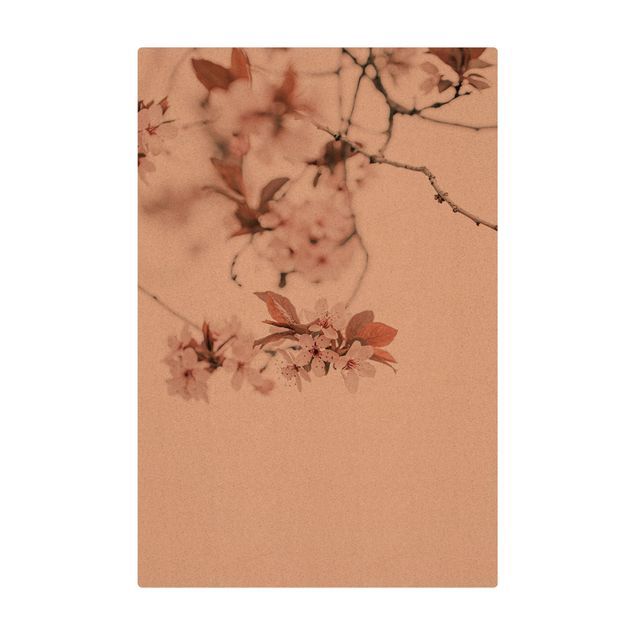 Teppich Esszimmer Zarte Kirschblüten am Zweig