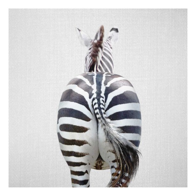 Schöne Wandbilder Zebra von hinten