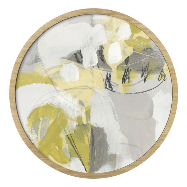 Kunstdrucke mit Rahmen Zitronen im Nebel I