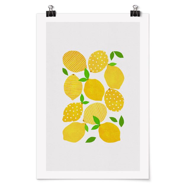 Poster kaufen Zitronen mit Punkten