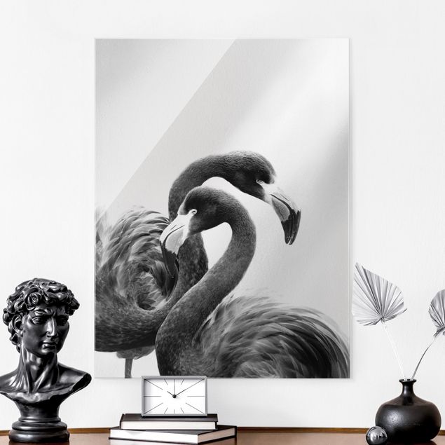 Wandbilder Tiere Zwei Flamingos II